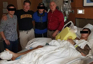 Bringing Cheer to Our Wounded Rangers