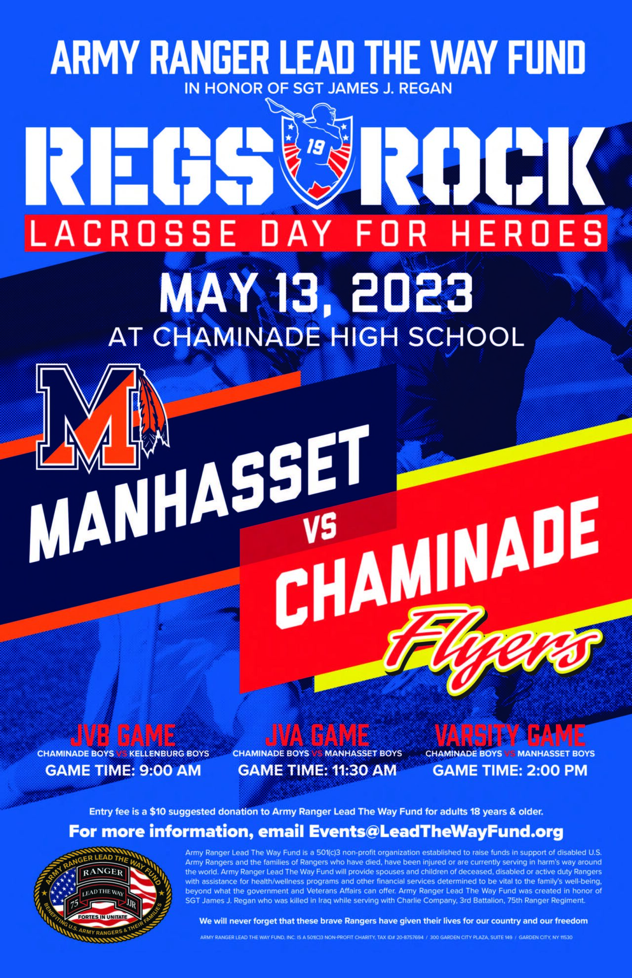 May 13th- Reg’s Rock | Army Ranger Lead the Way Fund